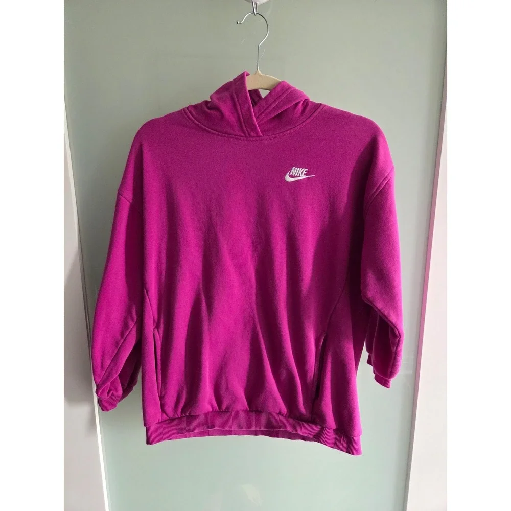 Nike girls hooded Sweatshirt size large‎